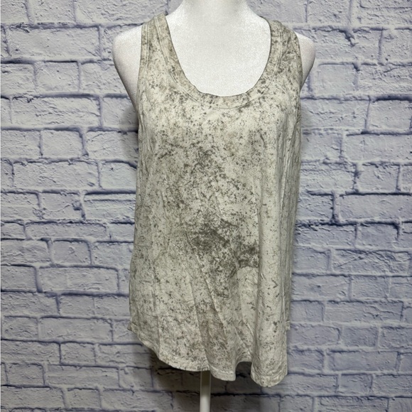 Lululemon - Love Tank Top - Cirrus Wash White Opal Raw Linen Rover - Size 8 - Picture 1 of 7